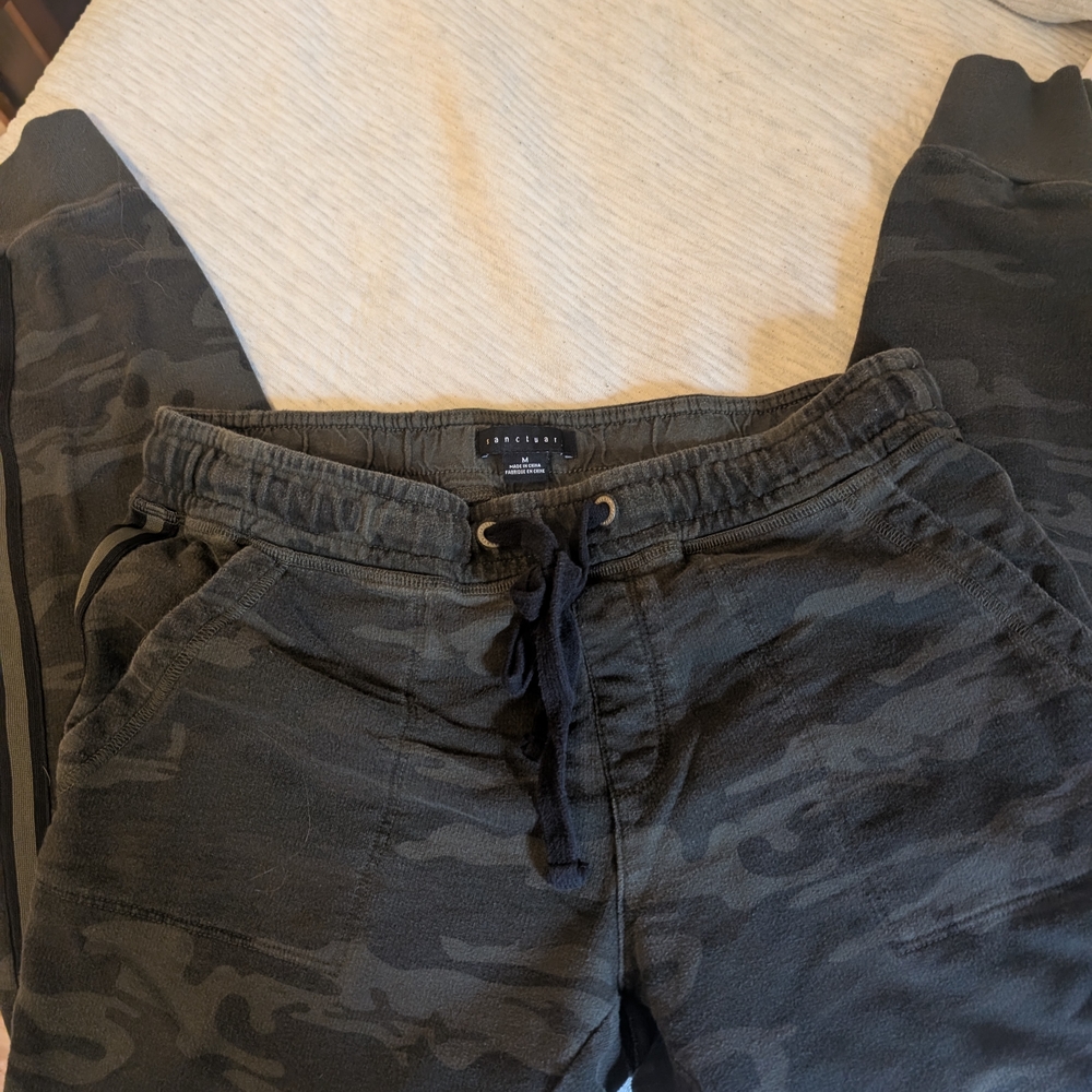 Sanctuary Black Sweatpants Relaxed Fit Joggers